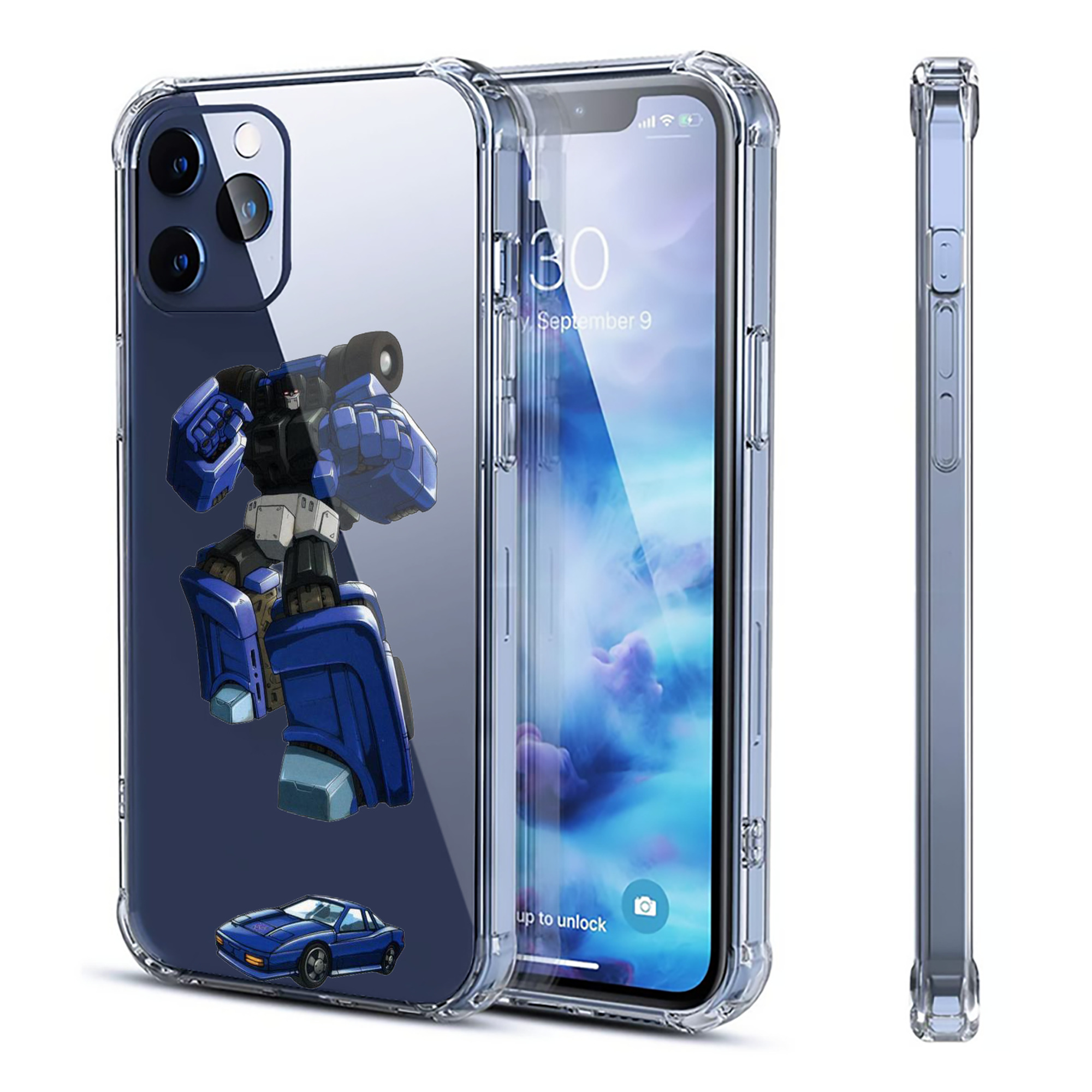 （画像用）  【iPhone 12シリーズ対応】透明スマホケース（クリアソフトケース）